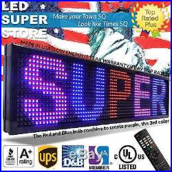 LED SUPER STORE 3COL/RBP/IR 22x231 Programmable Scrolling EMC Display MSG Sign
