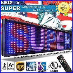 LED SUPER STORE 3COL/RBP/IR 36x102 Programmable Scrolling EMC Display MSG Sign