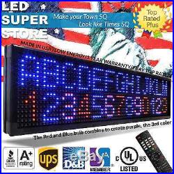 LED SUPER STORE 3COL/RBP/IR 36x85 Programmable Scrolling EMC Display MSG Sign