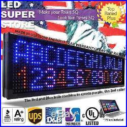 LED SUPER STORE 3COL/RBP/PC 15x78 Programmable Scrolling EMC Display MSG Sign