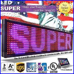 LED SUPER STORE 3COL/RBP/PC 19x151 Programmable Scrolling EMC Display MSG Sign