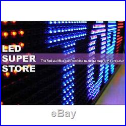 LED SUPER STORE 3COL/RBP/PC 22x98 Programmable Scrolling EMC Display MSG Sign