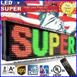 LED SUPER STORE 3COL/RGY/IR 12x41 Programmable Scrolling EMC Display MSG Sign