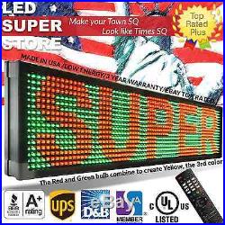 LED SUPER STORE 3COL/RGY/IR 15x116 Programmable Scrolling EMC Display MSG Sign