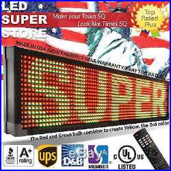 LED SUPER STORE 3COL/RGY/IR 19x135 Programmable Scrolling EMC Display MSG Sign