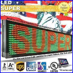 LED SUPER STORE 3COL/RGY/PC 15x103 Programmable Scrolling EMC Display MSG Sign