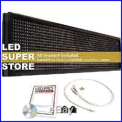 LED SUPER STORE 3COL/RGY/PC 28x91 Programmable Scrolling EMC Display MSG Sign