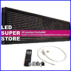 LED SUPER STORE 3COL/RWP/IR 12x31 Programmable Scrolling EMC Display MSG Sign