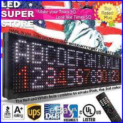 LED SUPER STORE 3COL/RWP/IR 15x128 Programmable Scrolling EMC Display MSG Sign