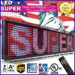 LED SUPER STORE 3COL/RWP/IR 28x40 Programmable Scrolling EMC Display MSG Sign