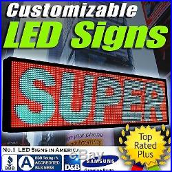 LED SUPER STORE 3COLOR 15 Tall Programmable Scrolling EMC Display MSG Sign