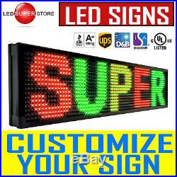 LED SUPER STORE 3COLOR 19 Tall Programmable Scrolling EMC Display MSG Sign