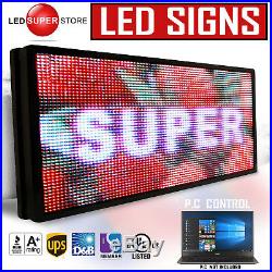 LED SUPER STORE Full Color 12x60 Programmable MSG. Scrolling EMC Outdoor Sign