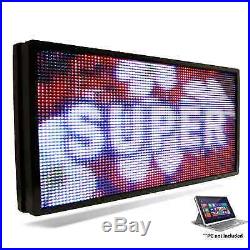 LED SUPER STORE Full Color 12x69 Programmable MSG. Scrolling EMC Outdoor Sign