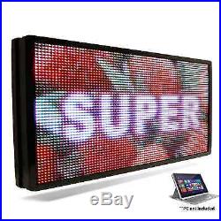 LED SUPER STORE Full Color 15x53 Programmable MSG. Scrolling EMC Outdoor Sign