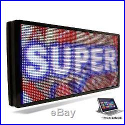 LED SUPER STORE Full Color 19x102 Programmable MSG. Scrolling EMC Outdoor Sign