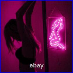 LED Sexy Girl Neon Light Woman Sign Dimmable Beer Bar Pub Store Decor Artwork