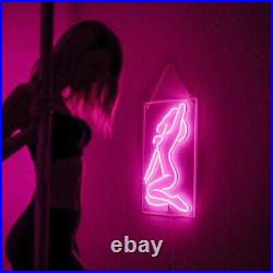 LED Sexy Girl Neon Light Woman Sign Dimmable Beer Bar Pub Store Decor Artwork