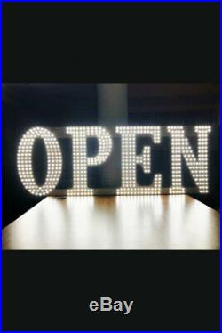 LED Store OPEN Business Sign Ultra Bright Medium (15x43)