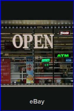 LED Store OPEN Business Sign Ultra Bright Medium (15x43)