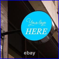 LED illuminated Business Sign Outdoor Lighted Blade Store Double-sided 24