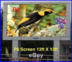 LED programable electronic sign/ billboard for store front P6 13ft X 10ft