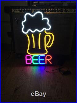LEDOK LED Neon Sign Indoor Decoration Light Gift Store Window BEER CUP Sign