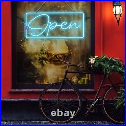 Large LED Open Sign Bright Neon Light for Restaurant Bar Pub Shop Store Business