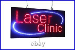 Laser Clinic Sign, Super Bright LED Open Sign, Store Sign, Business Sign, Window