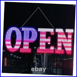 Led Open Signs for Business, 28x8 inch Ultra Bright Open 28x8 Large USA Flag