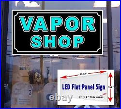 Led sign V A P O R SHOP 48x24 Led window retail store display advertising