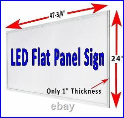 Led sign V A P O R SHOP 48x24 Led window retail store display advertising