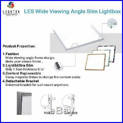 Lightek LED Slim Lightbox Menu Board, Store Sign LEA2U 420x587x15mm