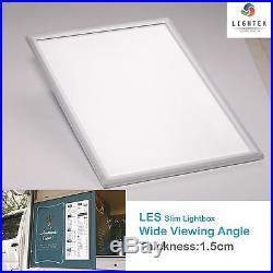 Lightek LED Slim Lightbox Menu Board, Store Sign LEA3U 297x413x15mm
