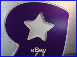 MASSIVE Toys R Us Sign Store Front Led Light Up Advertising LETTER R BABIES R US