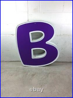 MASSIVE Toys R Us Store Front Led Light Up Advertising LETTER (B) BABIES R US