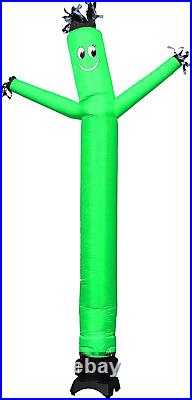 MOUNTO 10Ft Inflatable Dancer Waving Tube Man Puppet for Store Sign (Blue)