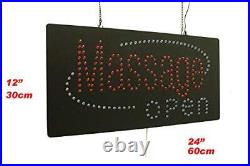 Massage Open Sign, Signage, LED Neon Open, Store, Window, Shop, Business