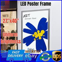 NEW 27 x 40'' LED Light Box Movie Poster Display 27x40 Advertising Frame Store