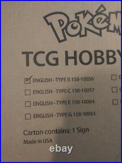 NEW Pokemon TCG Hobby Sign 20th Anniversary Store Retail display Sign LED