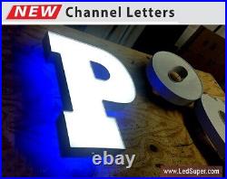 New Channel Letter Store front Sign Front and Back Lit 16'' Custom made
