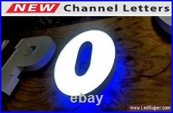 New Channel Letter Store front Sign Front and Back Lit 18'' Custom made
