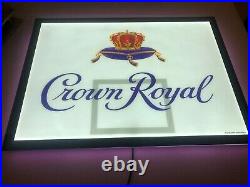 New Crown Royal Advertising Lighted Led Basketball Sign Retail Store Display