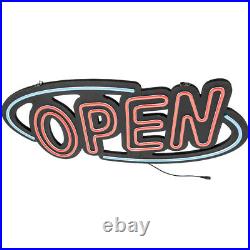 New Large LED Neon Open Sign Light for Restaurant Bar Club Shop Store Business