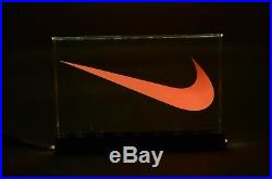Nike Swoosh LED Lighted Store Display Sign With Remote 20 colors to choose from