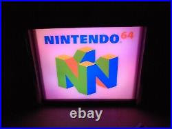 Nintendo 64 LED Store/Rec Room Display light up SIGN
