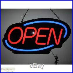 OPEN Flashing LED Sign 23 Wall Window Indoor Business Bars Store Warranty New