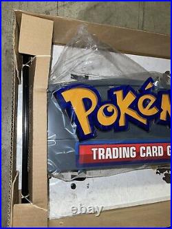 Officially Licensed Pokemon LED Light Up Glass Retail Store Display Sign NEW