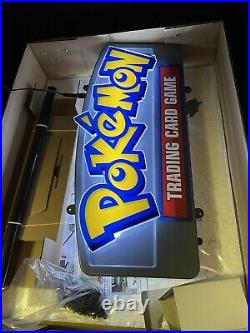 Officially Licensed Pokemon LED Light Up Retail Store Display Sign Incomplete