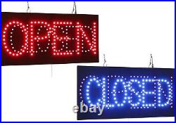 Open Closed Sign Signage, LED Neon Open, Store, Window, Shop, Business